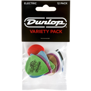 Dunlop Electric Plektre Variety Pack 12 stk