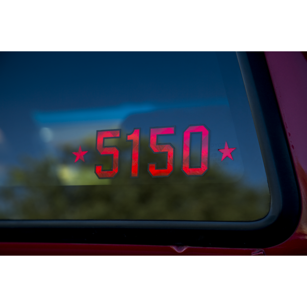  EVH 5150 Sticker with Stars