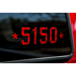  EVH 5150 Sticker with Stars