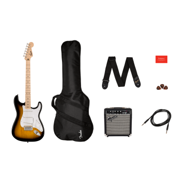 Squier Sonic Stratocaster Pack 2-Color Sunburst