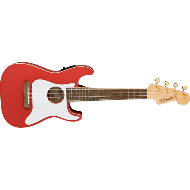 Fender Limited Edition Fullerton Strat Uke Fiesta Red