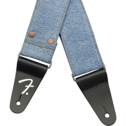 FENDER X WRANGLER DENIM STRAPS, Light Indigo
