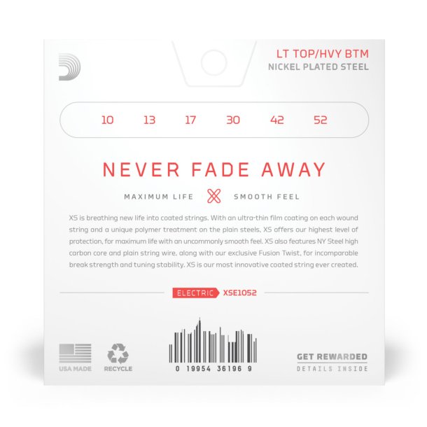 DAddario XS Electric 10-52