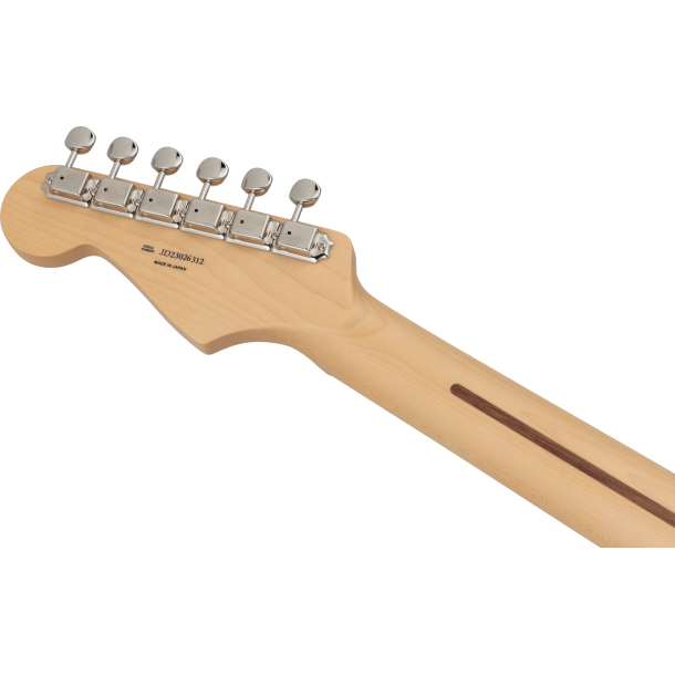 Fender Made in Japan Hybrid II Stratocaster, Flame Sunset Orange Transparent