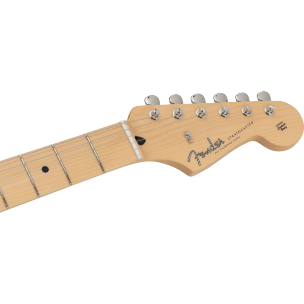 Fender Made in Japan Hybrid II Stratocaster, Flame Sunset Orange Transparent