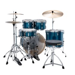Tama imperialstar IP52H6WCS�t m/cymbaler, Hairline Blue