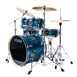 Tama imperialstar IP52H6WCS�t m/cymbaler, Hairline Blue