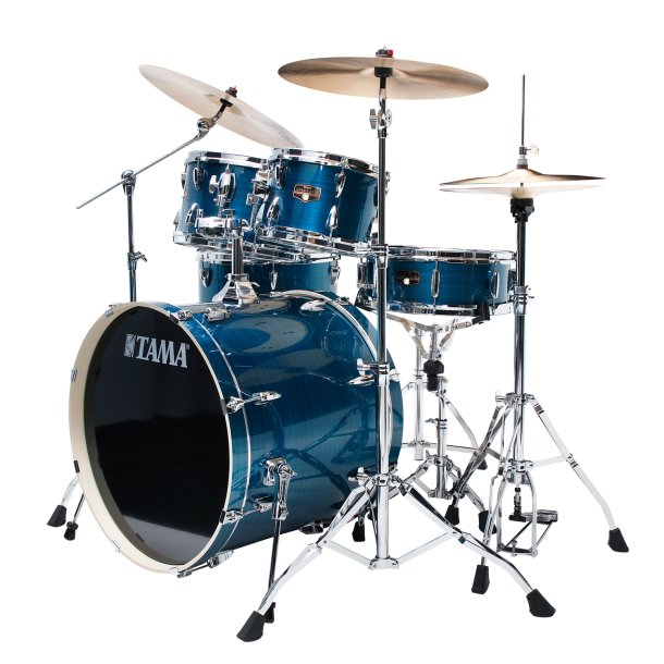 Tama imperialstar IP52H6WCS�t m/cymbaler, Hairline Blue