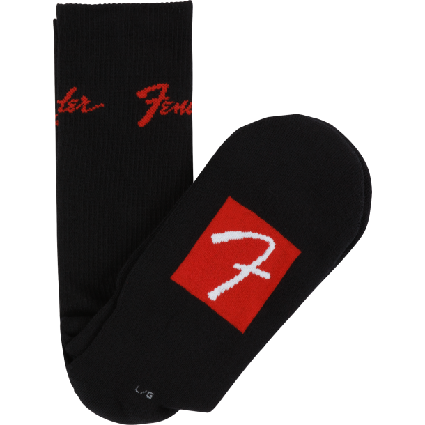 FENDER LOGO STOMPSOCKS Black