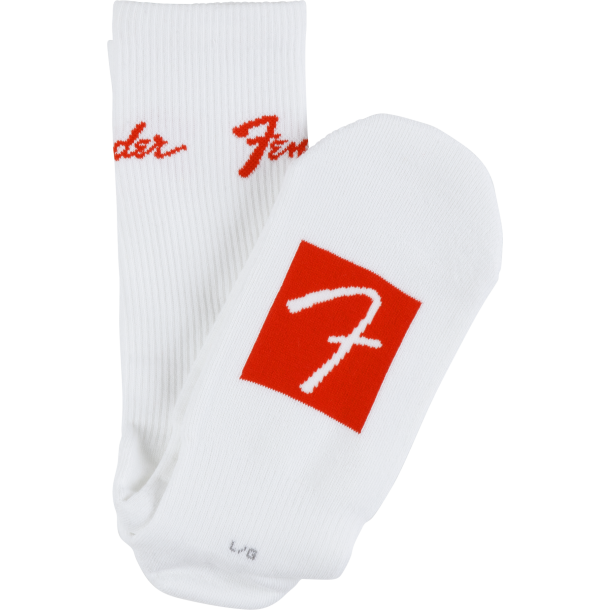FENDER LOGO STOMPSOCKS White