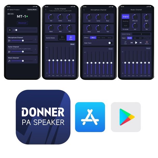 Donner MT-1 Akustisk forst�rker/aktiv h�jttaler