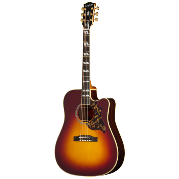 Epiphone Hummingbird Deluxe EC Autumn Burst