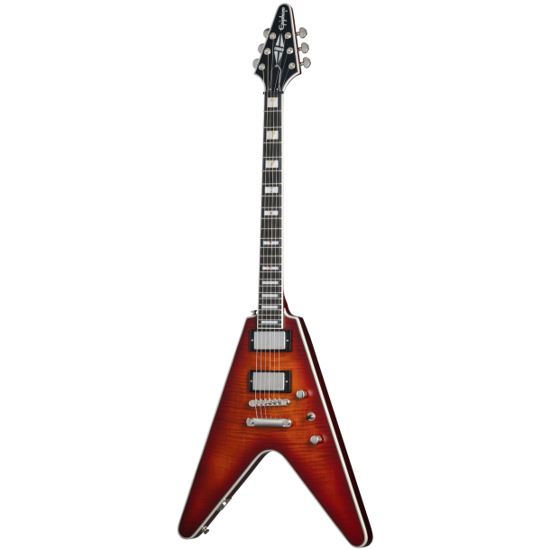 Epiphone Flying V Prophecy Aged Bengal Tiger Burst