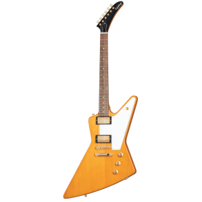 Epiphone 1958 Korina Explorer (White Pickguard Incl. Hard Case) Aged Natural