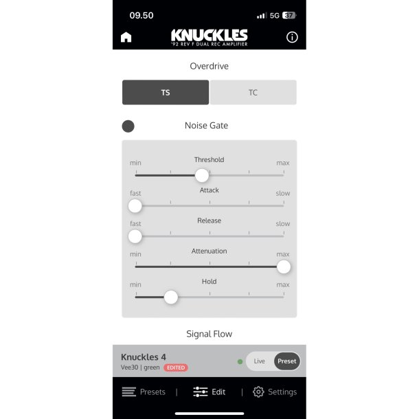 Universal Audio UAFX Knuckles 92 Rev F Dual Rec Amplifier