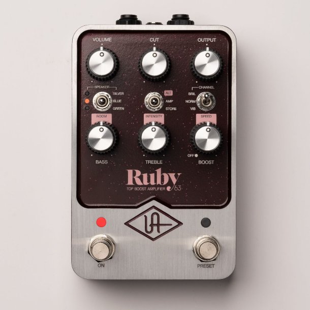 Universal Audio UAFX Ruby 63 Top Boost Amplifier