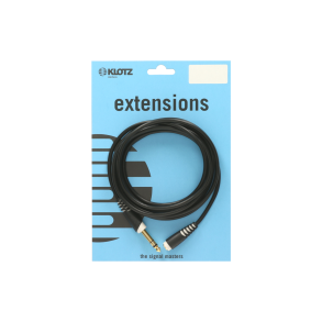 Klotz lightweight headphone extension TRS 6.3 mm - TRS socket 3.5 mm 3 M