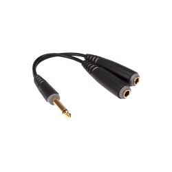 New Klotz Y adapter - mono TS 6.3 mm - 2x TS socket 6.3 mm