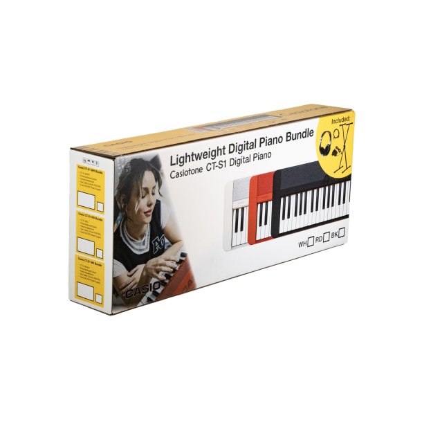 Casio CT-S1BK Digital Piano Pakke 