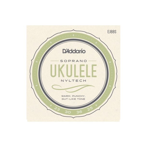  DAddario EJ88S Ukulele Sopran Nyltech