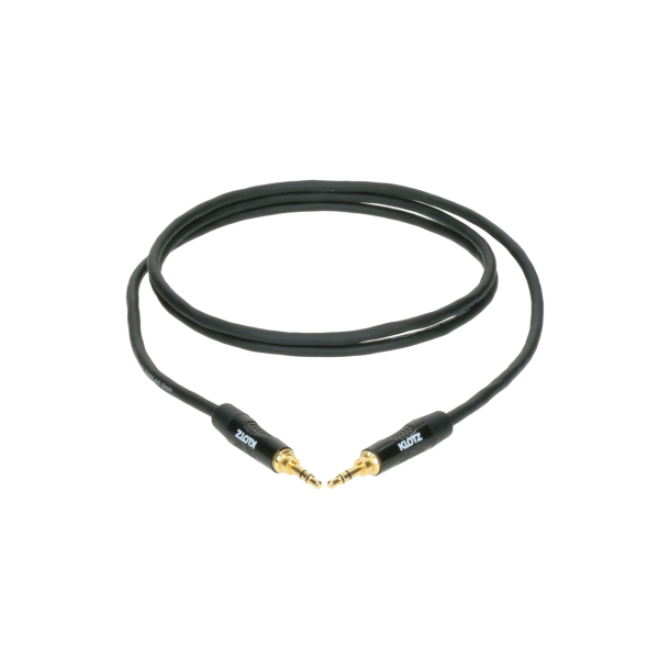 New Klotz professional stereo mini jack cable with balanced metal jacks by KLOTZ - gold plated