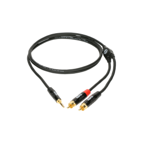 New Klotz MiniLink PRO Y cable TRS 3.5 mm - 2x RCA