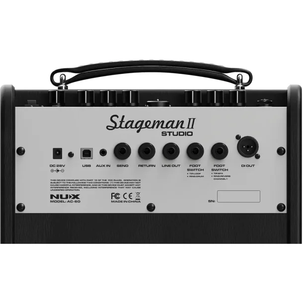 Nux AC-60 akustisk guitar-forstrker