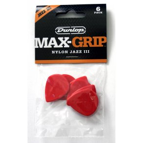 Dunlop Nylon MaxGrip JAZZ 6/PLYPK
