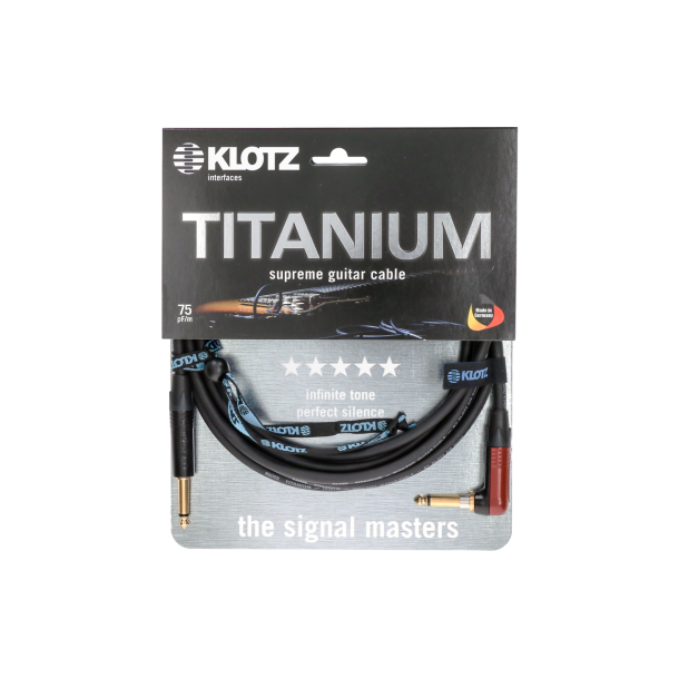 NEW Klotz TITANIUM supreme guitar cable 4,5M