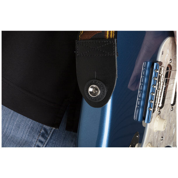 Fender Strap Blocks, black and red