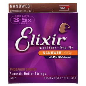 Elixir Nanoweb Phosphor Bronze CL 11-52